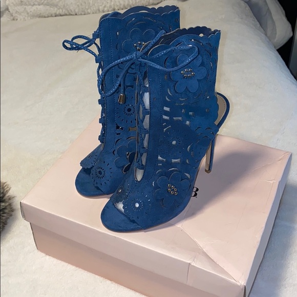 JustFab Shoes - Dress sandals , blue 7.5